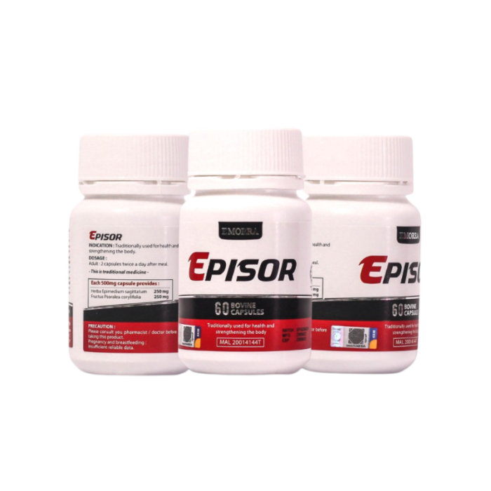 3 Botol Herba Emorra Episor